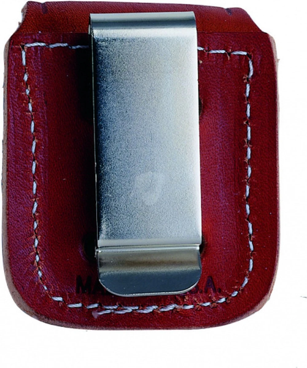 Zippo Pouch Brown With Clip - Image 5