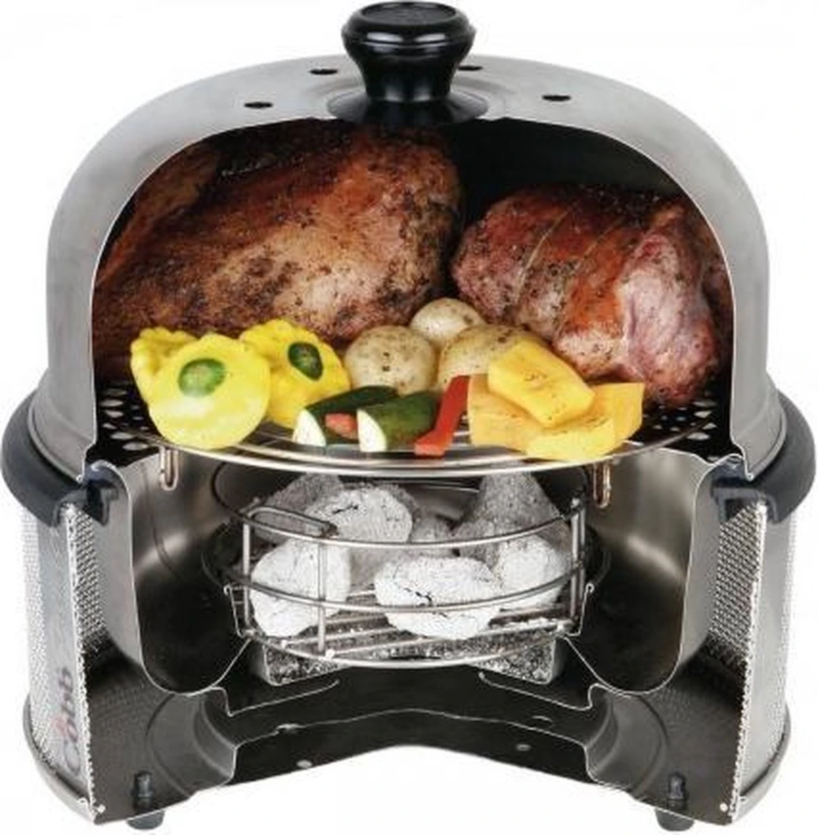 Cobb Pro Houtskool Barbecue - Grilloppervlak Ø 32 Cm - Smoker Barbecue - Zwart - Afbeelding 11