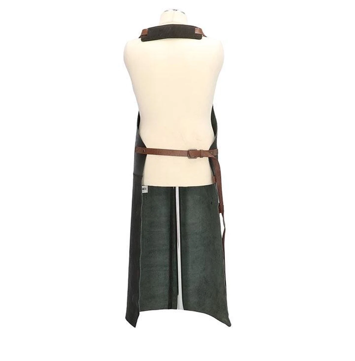 Old West BBQ Schort Barbecue Schort Leer - Zwart - Image 7