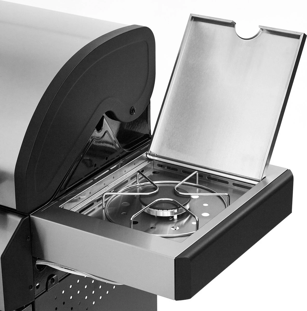 Burnhard Gas BBQ Big FRED Deluxe - 4 Branders - Incl. Keramische Infraroodbrander & Afdekhoes - Deluxe - Image 8