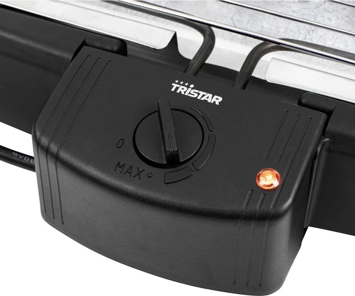 Tristar BQ-2824 Elektrische Barbecue - Tafel BBQ 34,5 X 23 Cm - Regelbare Thermostaat - 2000 Watt - Zwart - Image 5