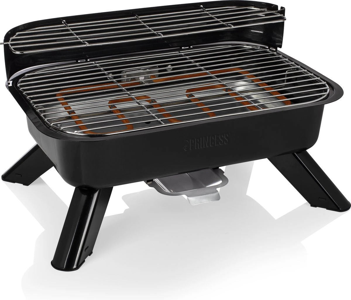 Princess 112252 Hybride Barbecue – Elektrische BBQ - Tafelmodel - 2000W - 44x 29cm - Gebruik Elektrisch Of Met Kolen - Image 4