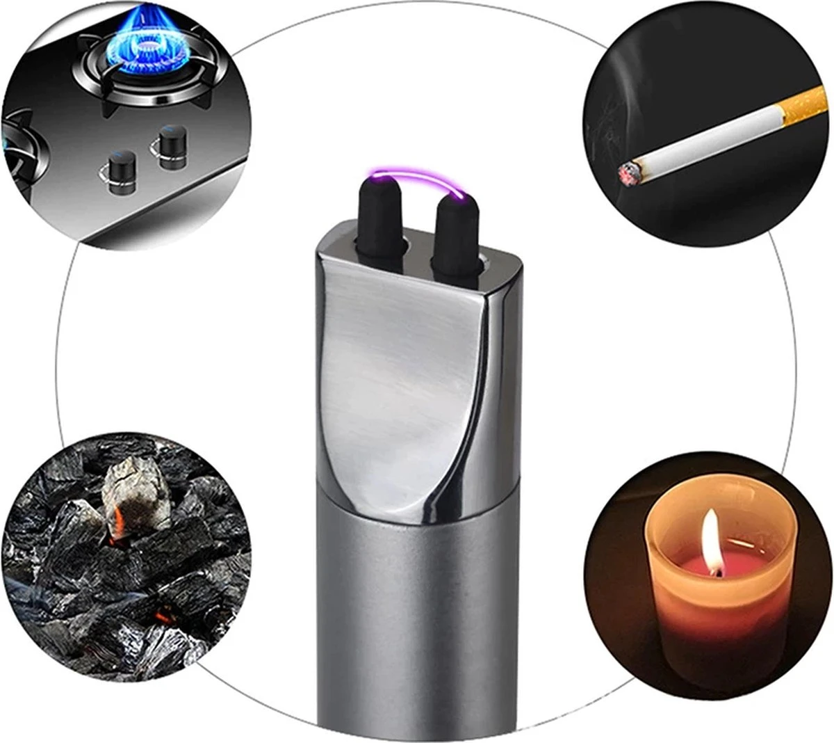 Staza Oplaadbare Lange Elektrische Aansteker - Duurzame Plasma Aansteker - Inclusief Cadeauverpakking - BBQ - Kaarsen - Image 4