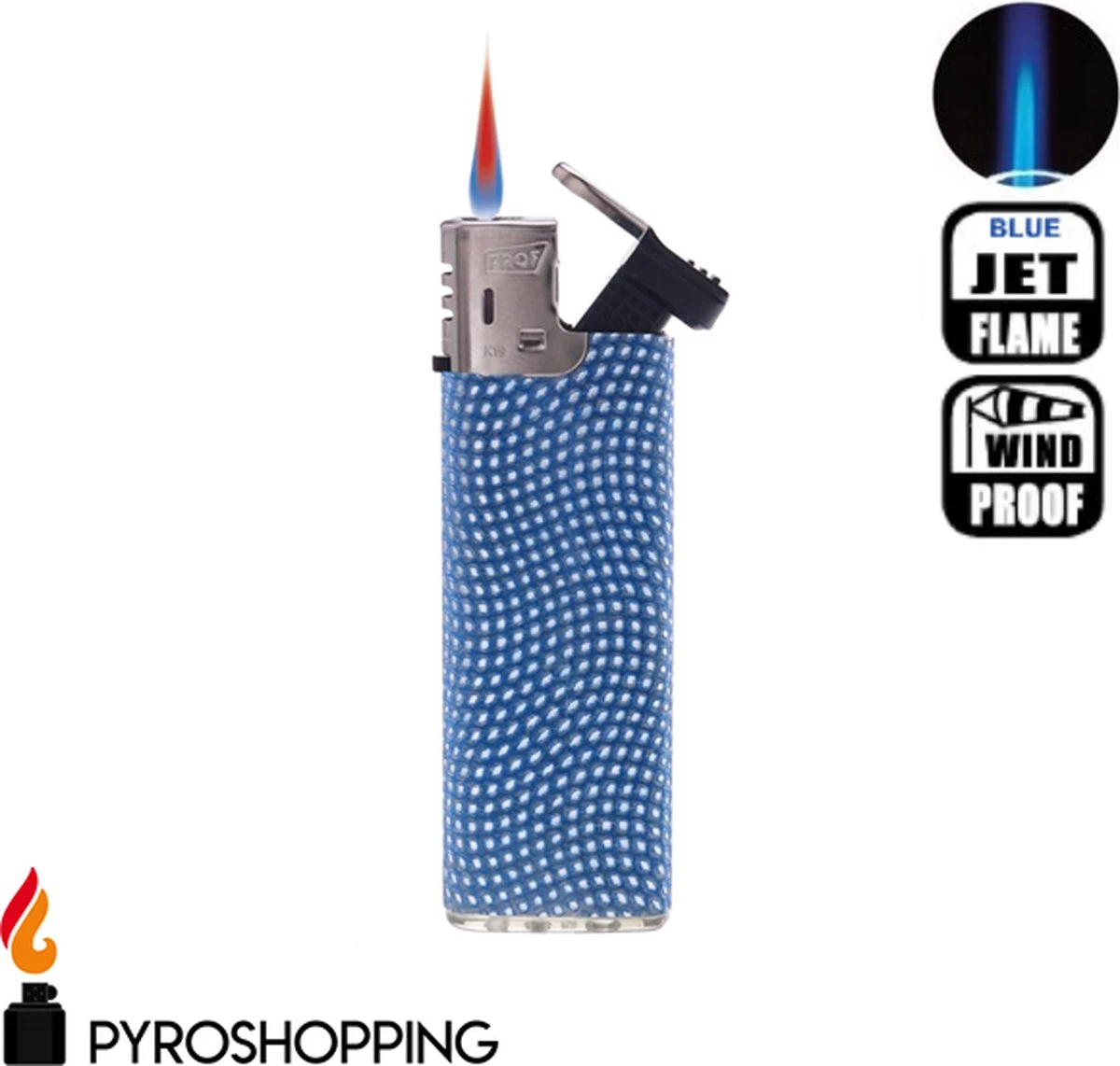 Pyroshopping Diamond Lighters – Set Van 5 Stuks – Navulbare Stormaanstekers - Windproof Gasaanstekers - Image 3