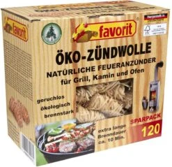 Favorit® Eco Ontstekingswol - Aanmaakblokjes - 120 Stuks