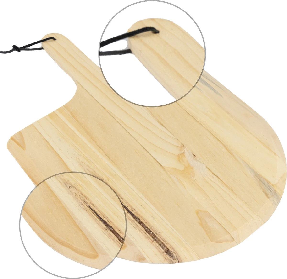 MaxxHome Pizzasteen - BBQ Steen - Maximum Te Verhitten Tot 600 Graden - ⌀33 - Incl. Houten Schep - Image 6