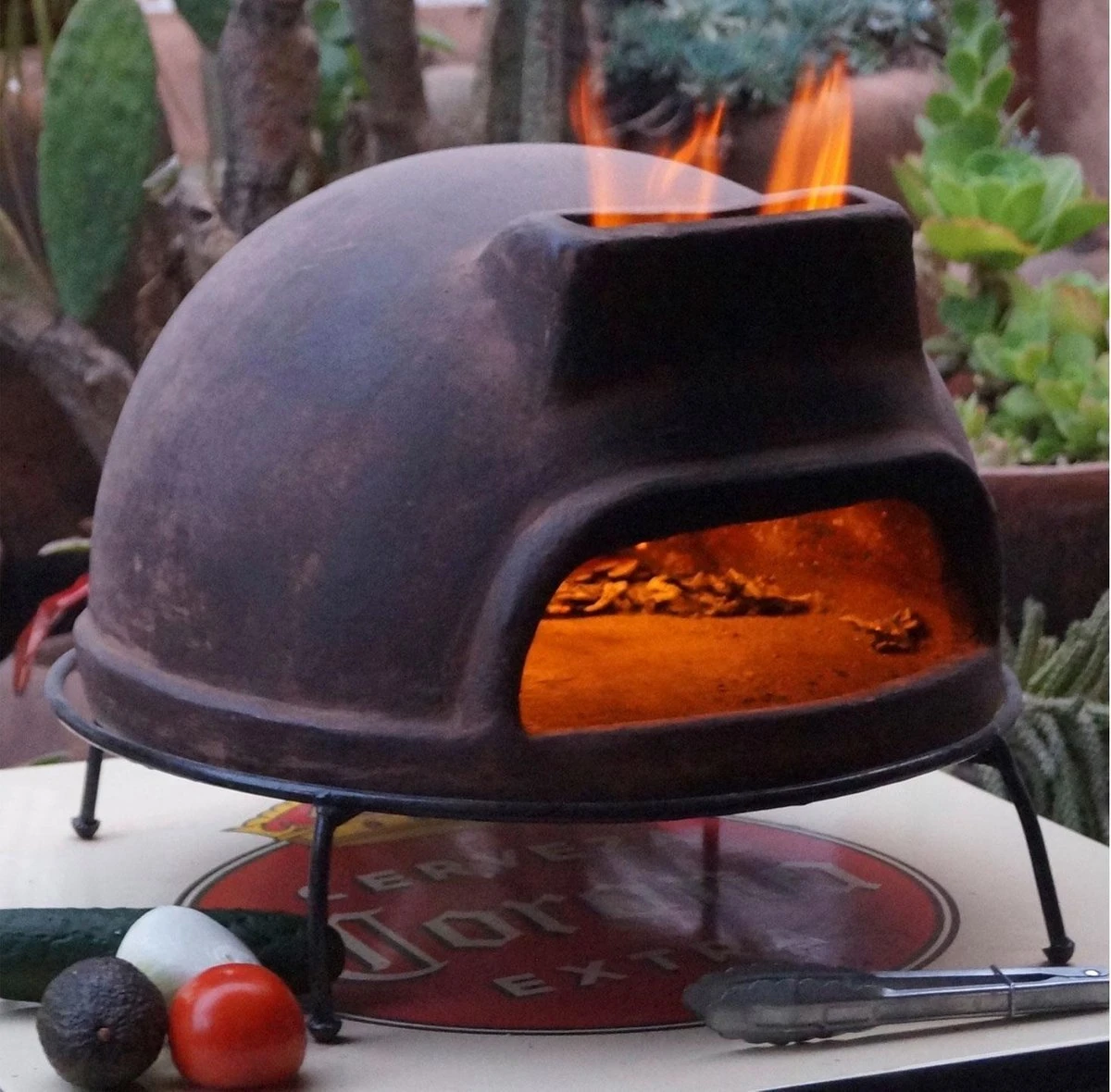 Sol-y-Yo Houtgestookte Toscaanse Stenen Pizza Oven 52CM - Image 6