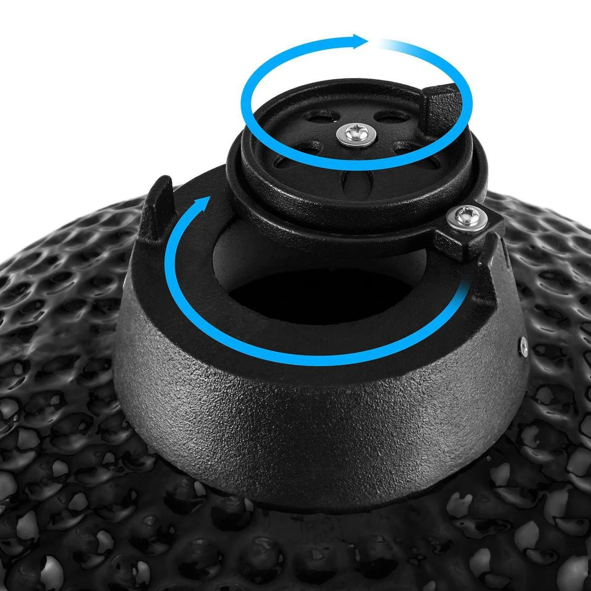 Patton Kamado Houtskool Barbecue - 18" - Grilloppervlak Ø 39 Cm - Met Bluetooth Thermometer - Groen - Image 13