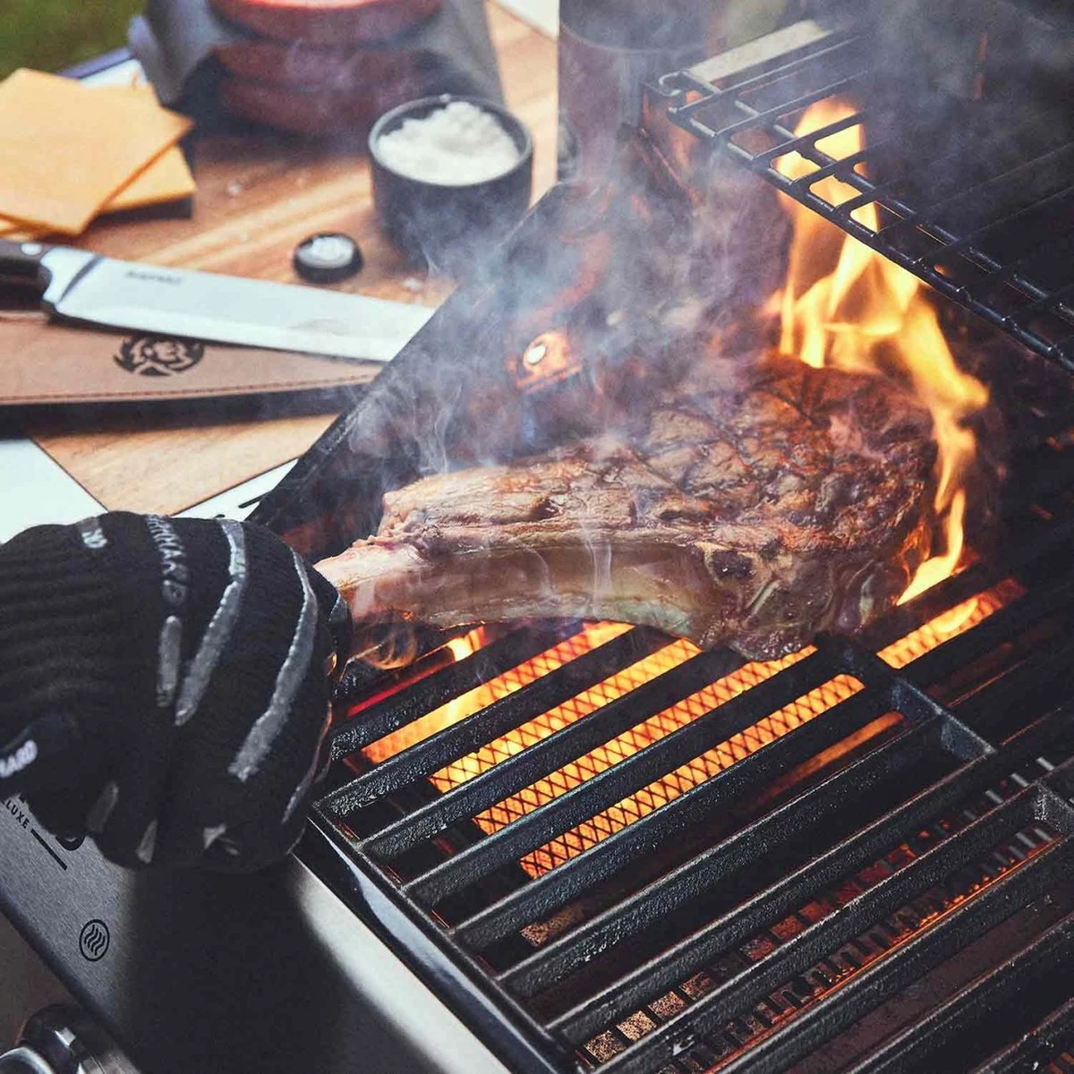 Burnhard Gas BBQ Big FRED Deluxe - 4 Branders - Incl. Keramische Infraroodbrander & Afdekhoes - Deluxe - Image 14