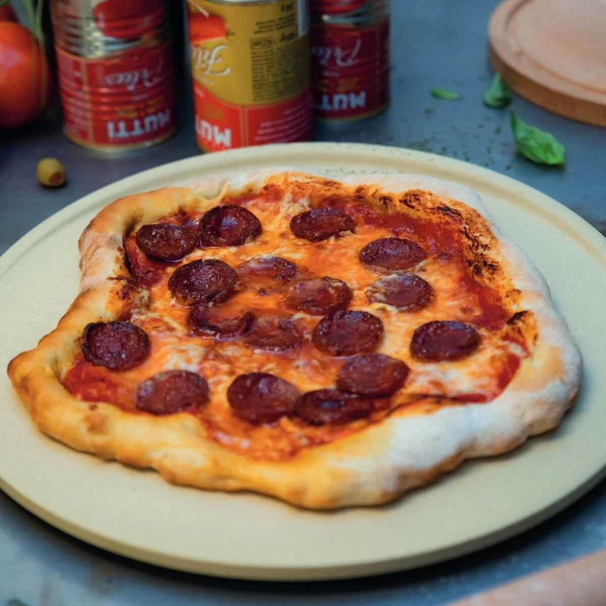 Boska Pizzasteen Deluxe L - Voor Oven & BBQ - Knapperige Pizza's - Ø 35 Cm - BBQ Accessoires - Image 3