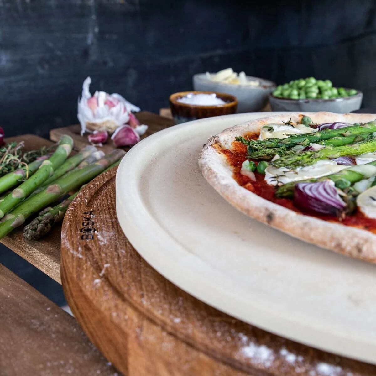 Boska Pizzasteen Deluxe L - Voor Oven & BBQ - Knapperige Pizza's - Ø 35 Cm - BBQ Accessoires - Image 12