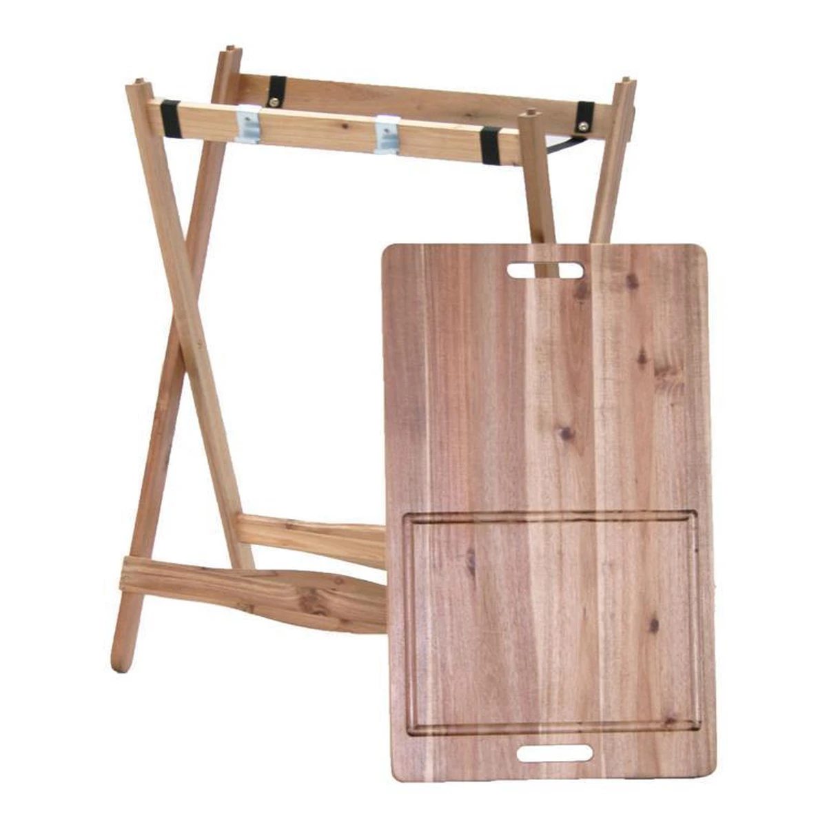 SenS-Line Inklapbare BBQ Bijzettafel - Acacia - Image 4