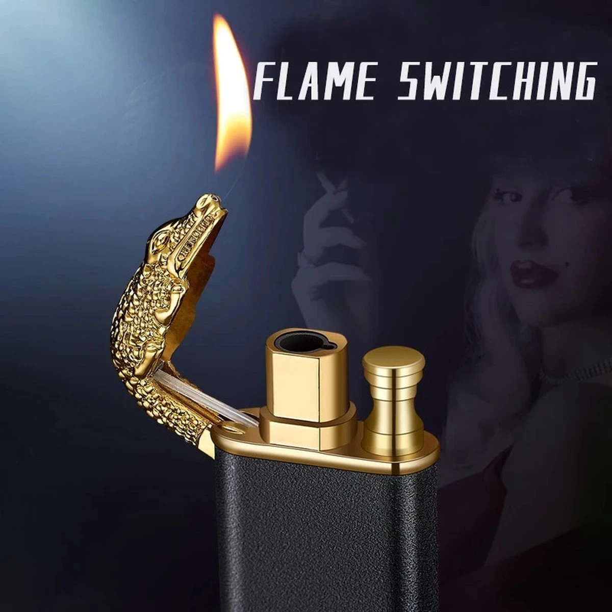 Dragon Lighter - Draak Aansteker - Dual Flame - Vuur Aansteker - Verschillende Vlamgrootte - Hervulbaar - WBV™ - Image 2