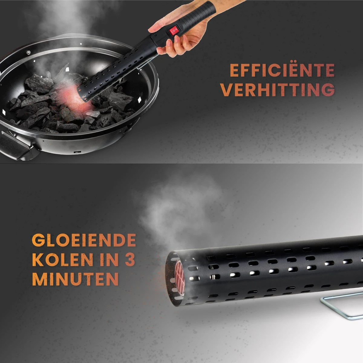 Master Knives BBQ Aansteker Electrisch - BBQ Accesoires - Zwarte BBQ Starter - Looftlighter - Image 4