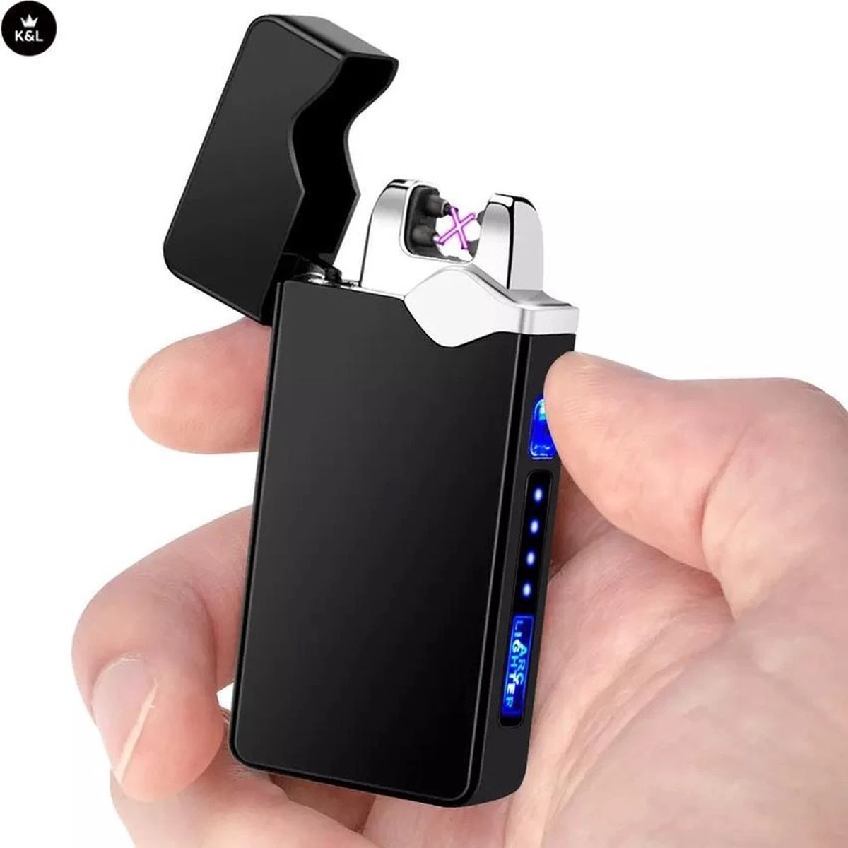 Elektrische Aansteker YLE| USB Oplaadbare Plasma Aansteker | Wind En Storm Bestendig - Image 6