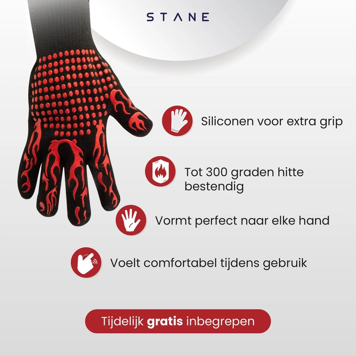 Bbq Aansteker Electrisch - Looftlighter - Bbq Starter - Bbq Accesoires - One Minute Lighter - Incl. Bbq Handschoenen - ®Stane - Image 2