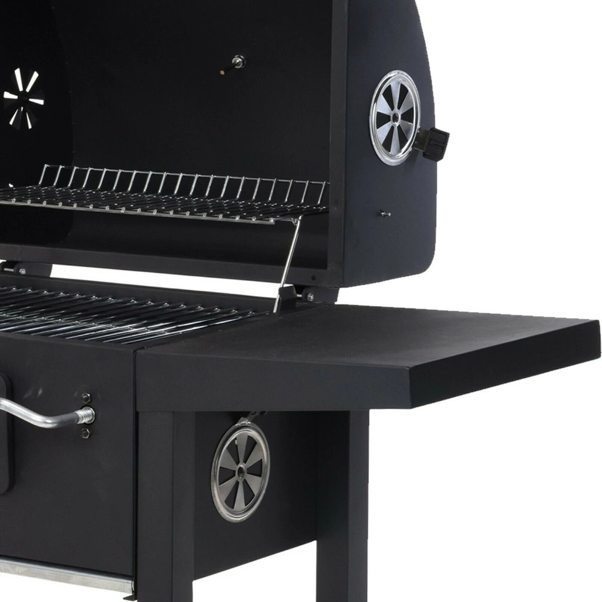 Vaggan Luxe Houtskool Barbecue - Grilloppervlak (LxB) 44 X 32 Cm - Staal - Matzwart - Image 8