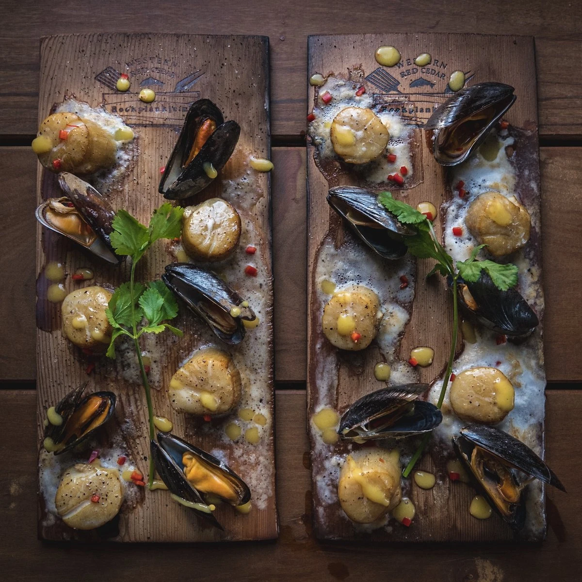 Merkloos Rookplank Western Red Cedar - 2 Stuks - BBQ - Rookhout - Image 7