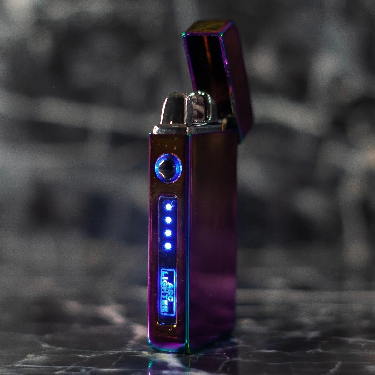 Merkloos Cuberna Elektrische Plasma USB Aansteker Met Batterij Indicator Rainbow - Wind En Storm Bestendig - Geschikt Voor Kaarsen, Vuurwerk, Sigaretten En BBQ - Image 3