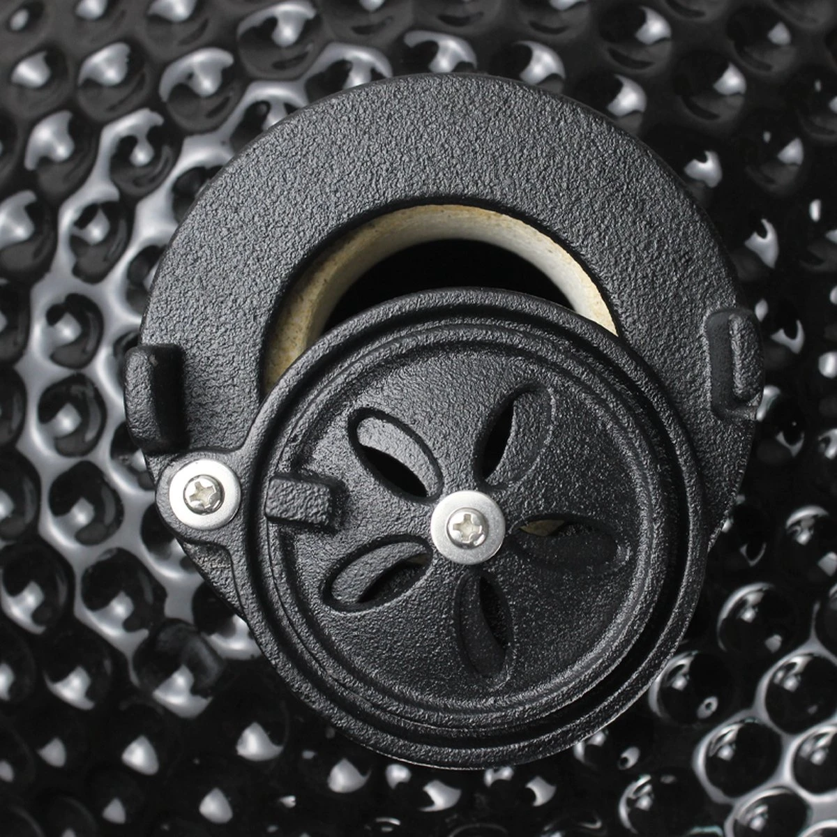 BluMill Kamado BBQ Egg - Kamado 13 Inch - Incl. Vlees Thermometer - Houtskoolbarbecues - Zwart - Ø 27cm - Image 15