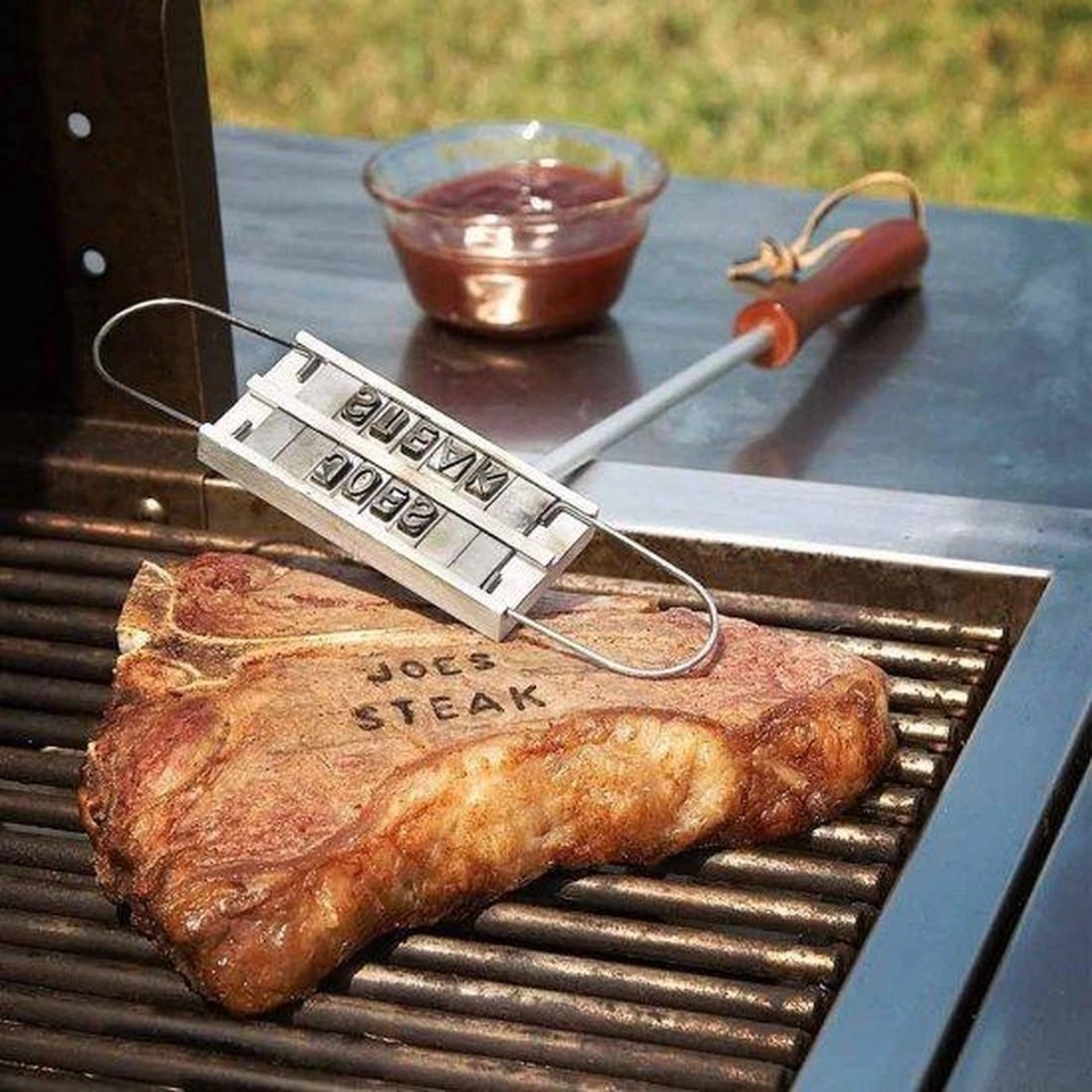 Merkloos BBQ Branding Iron - Barbecuegereedschapset - Bbq Accessoires - Bbq Brandijzer - Image 4
