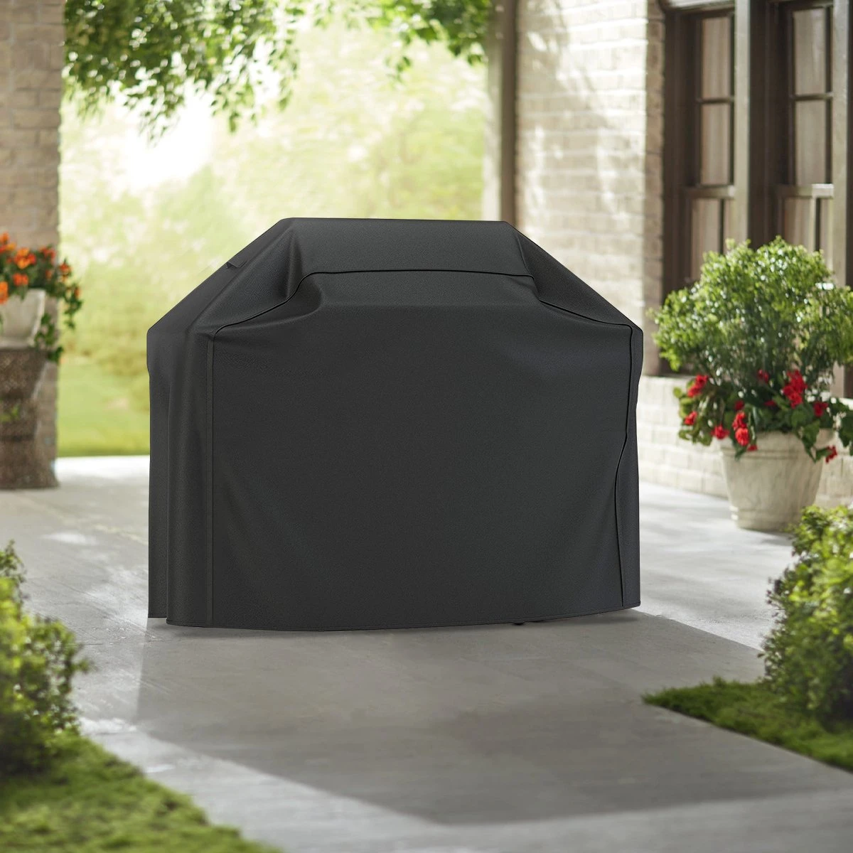 GrillX Barbecue Hoes - 145 X 61 X 117cm - BBQ Hoes Waterdicht - Beschermhoes Inclusief Trekkoord - BBQ Accesoires - Image 7