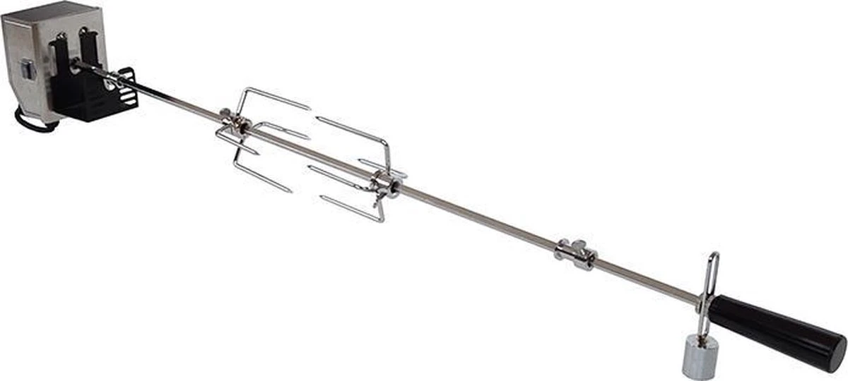 BBQNovation Elektrisch Draaispit Deluxe Met Extra Lang RVS Spit Geschikt Voor Meeste GAS BBQ's