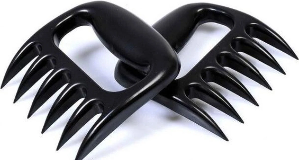 Merkloos Meat Claws - Vleesklauwen - Messen - Barbecue Kookgerei – BBQ Accessoires – Barbeque Accesoires - Kookgerei - 2 Stuks