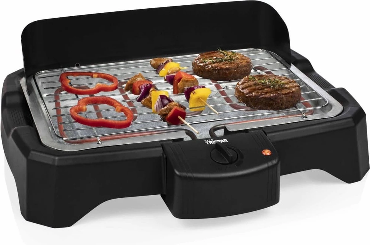 Tristar BQ-2824 Elektrische Barbecue - Tafel BBQ 34,5 X 23 Cm - Regelbare Thermostaat - 2000 Watt - Zwart - Image 4