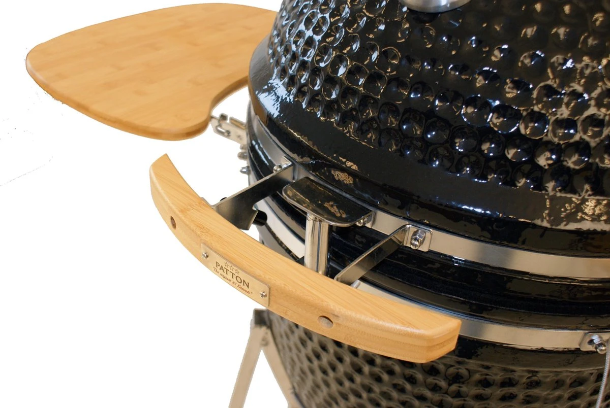 Patton Kamado Houtskool Barbecue - 18" - Grilloppervlak Ø 39 Cm - Met Bluetooth Thermometer - Groen - Image 3