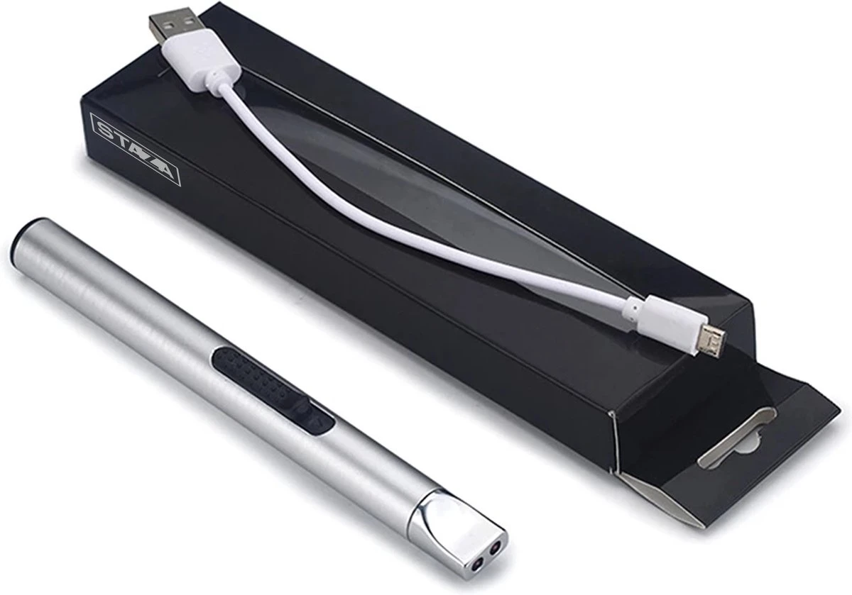 Staza Oplaadbare Lange Elektrische Aansteker - Duurzame Plasma Aansteker - Inclusief Cadeauverpakking - BBQ - Kaarsen - Image 2