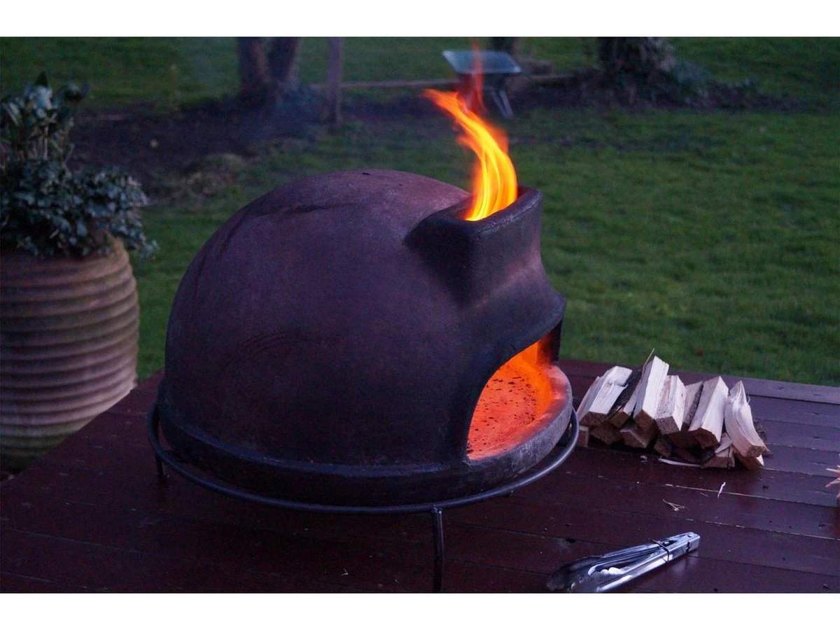 Sol-y-Yo Houtgestookte Toscaanse Stenen Pizza Oven 52CM - Image 3