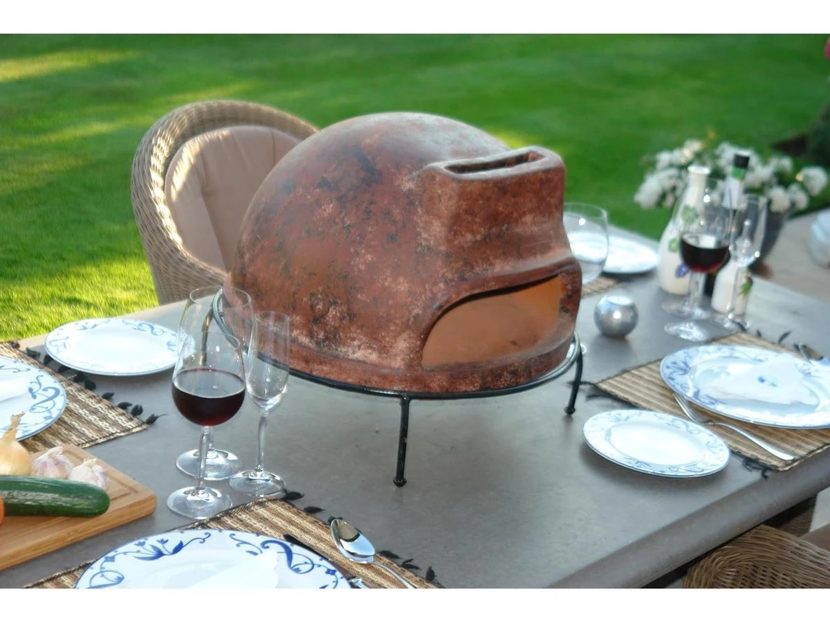 Sol-y-Yo Houtgestookte Toscaanse Stenen Pizza Oven 52CM - Image 9