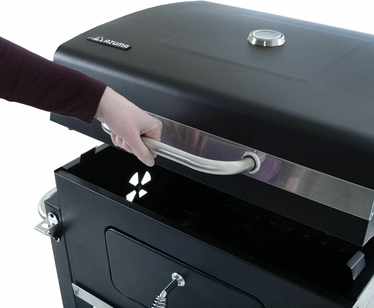 Vaggan Luxe Houtskool Barbecue - Grilloppervlak (LxB) 44 X 32 Cm - Staal - Matzwart - Image 7