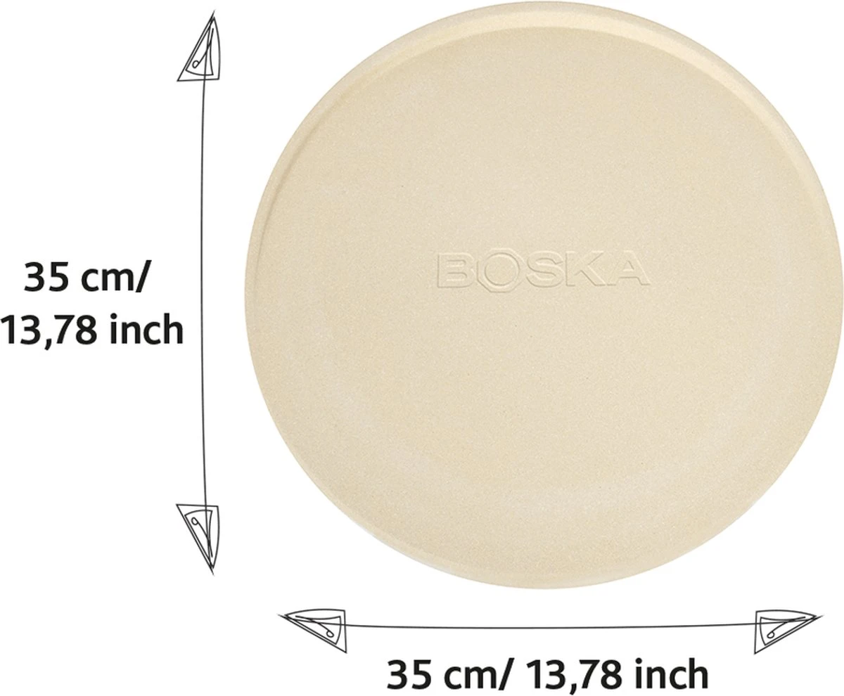 Boska Pizzasteen Deluxe L - Voor Oven & BBQ - Knapperige Pizza's - Ø 35 Cm - BBQ Accessoires - Image 10