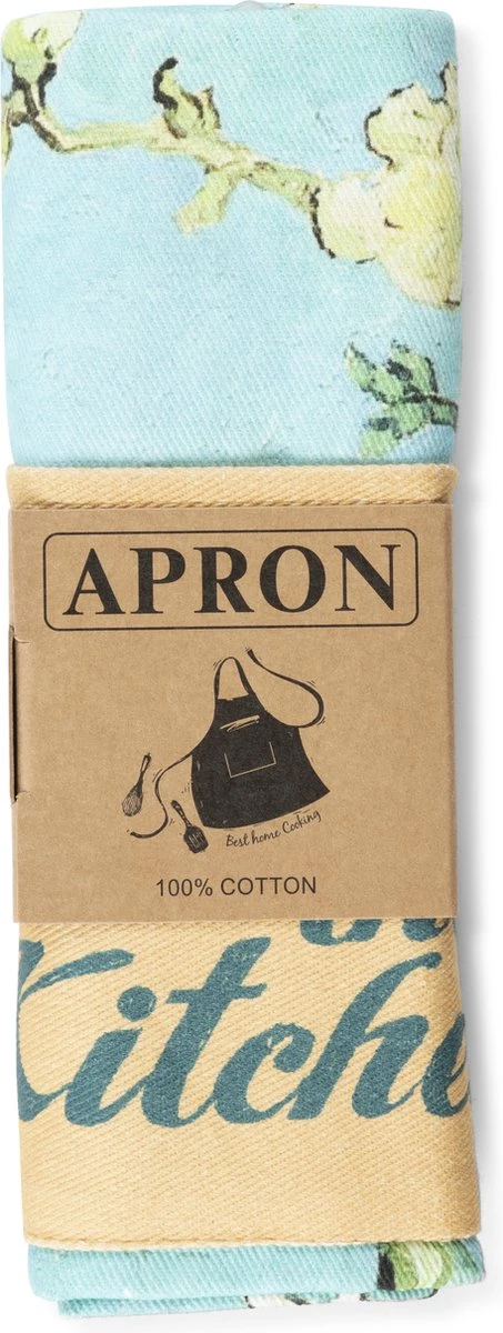 Memoriez Keukenschort Van Gogh Bloesem 100% Katoen - Image 2