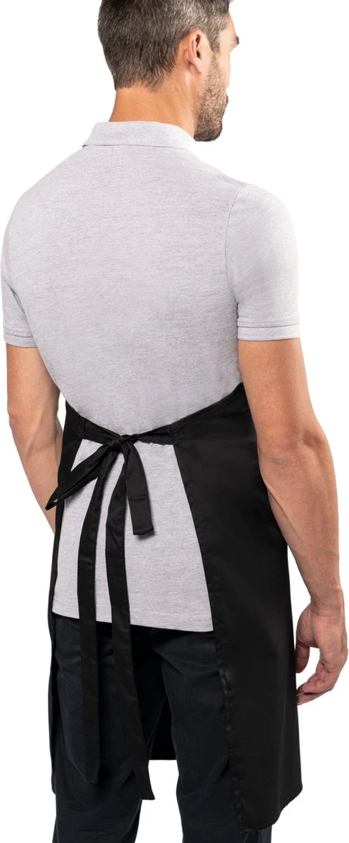 KARIBAN Mijncadeautje Schort "MasterChef" - Onbedrukt - Keuken- En Barbecueschort - Blanco - Geel - 76 X 90 Cm - Image 2