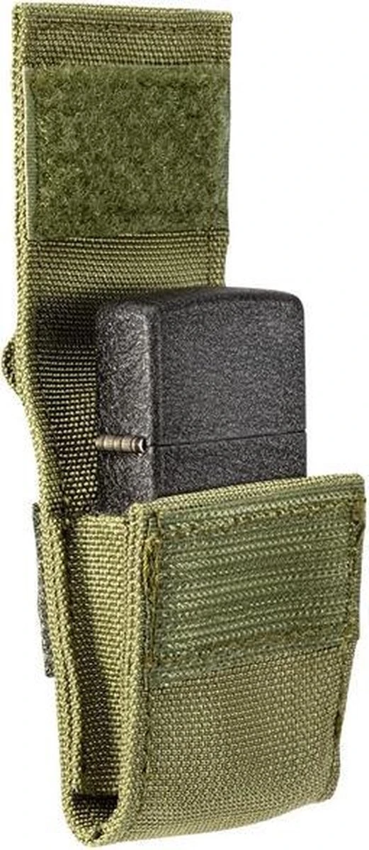 Zippo Tactical Molle Pouch / Hoes En Black Crackle Benzine Aansteker Geschenk Set OD Green - Image 6