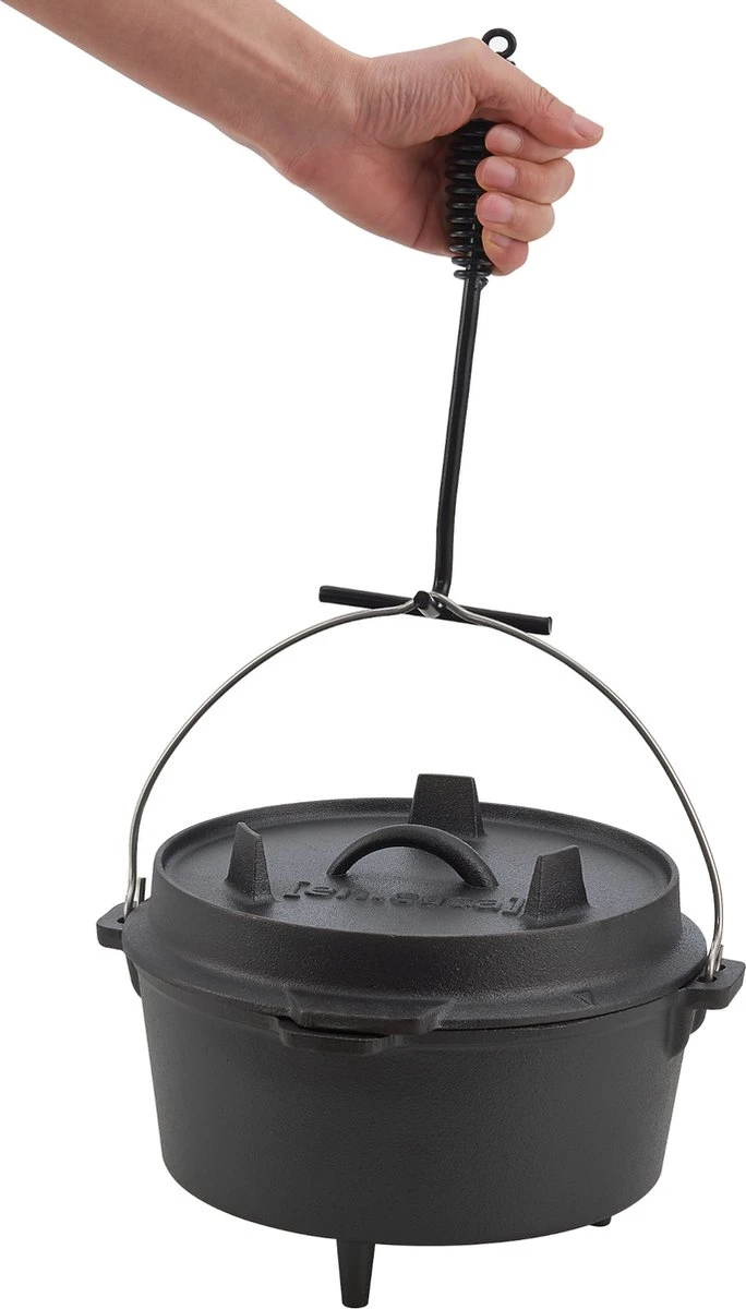 Dutch Oven Enkhuizen Met Deksel Gietijzer Zwart 4,2 L - Image 3