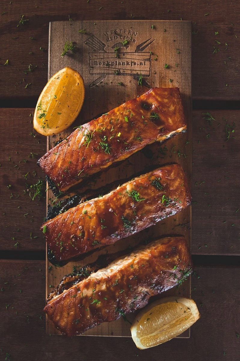 Merkloos Rookplank Western Red Cedar - 2 Stuks - BBQ - Rookhout - Image 8