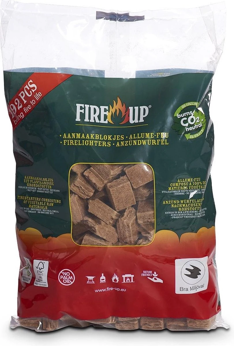 Fire-Up Aanmaakblokjes Zak A 192 Stuks - Image 3