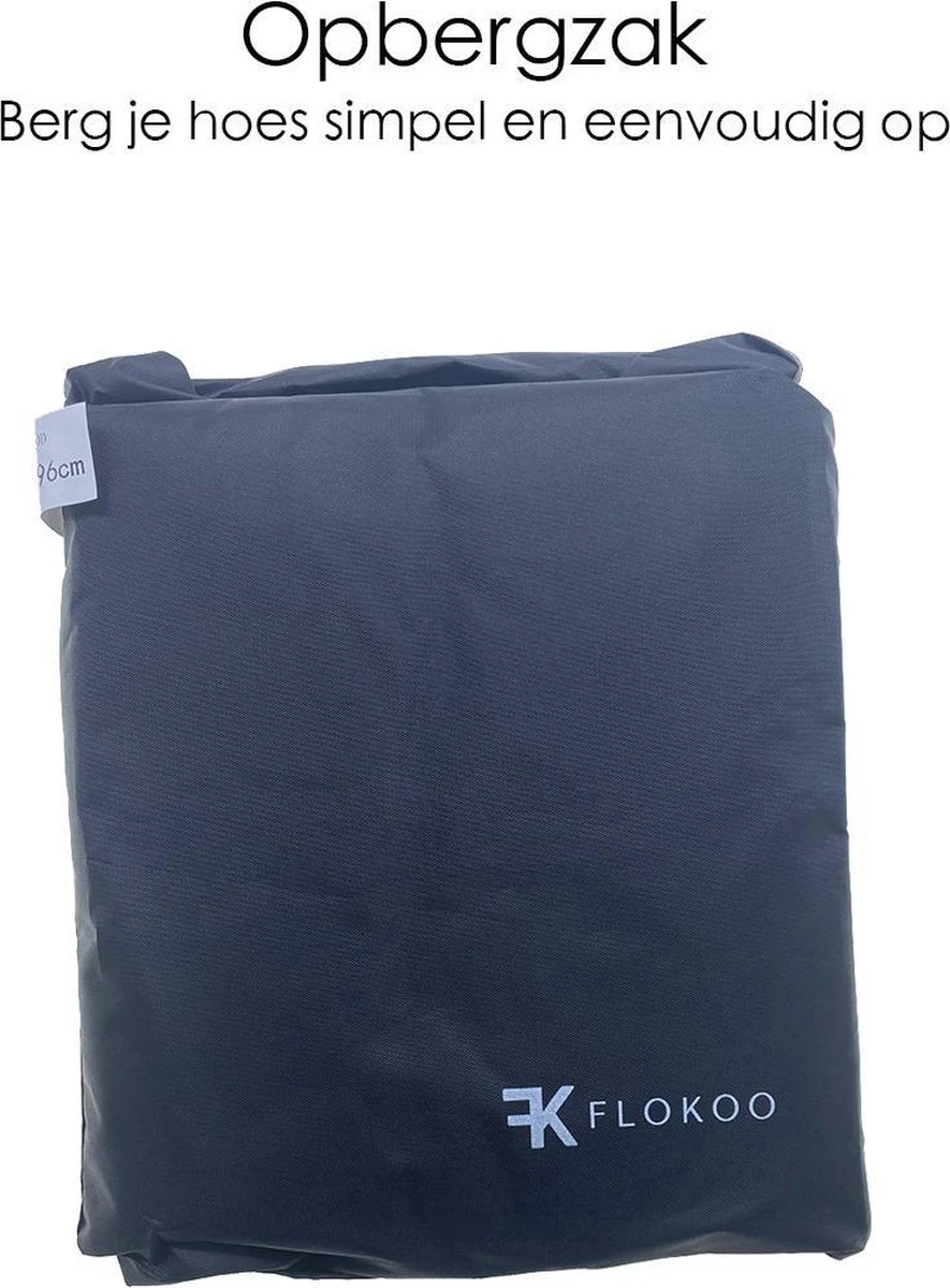 BBQ Beschermhoes - Voor Kamado - Universeel - Tot 23 Inch - Zwart - Image 5