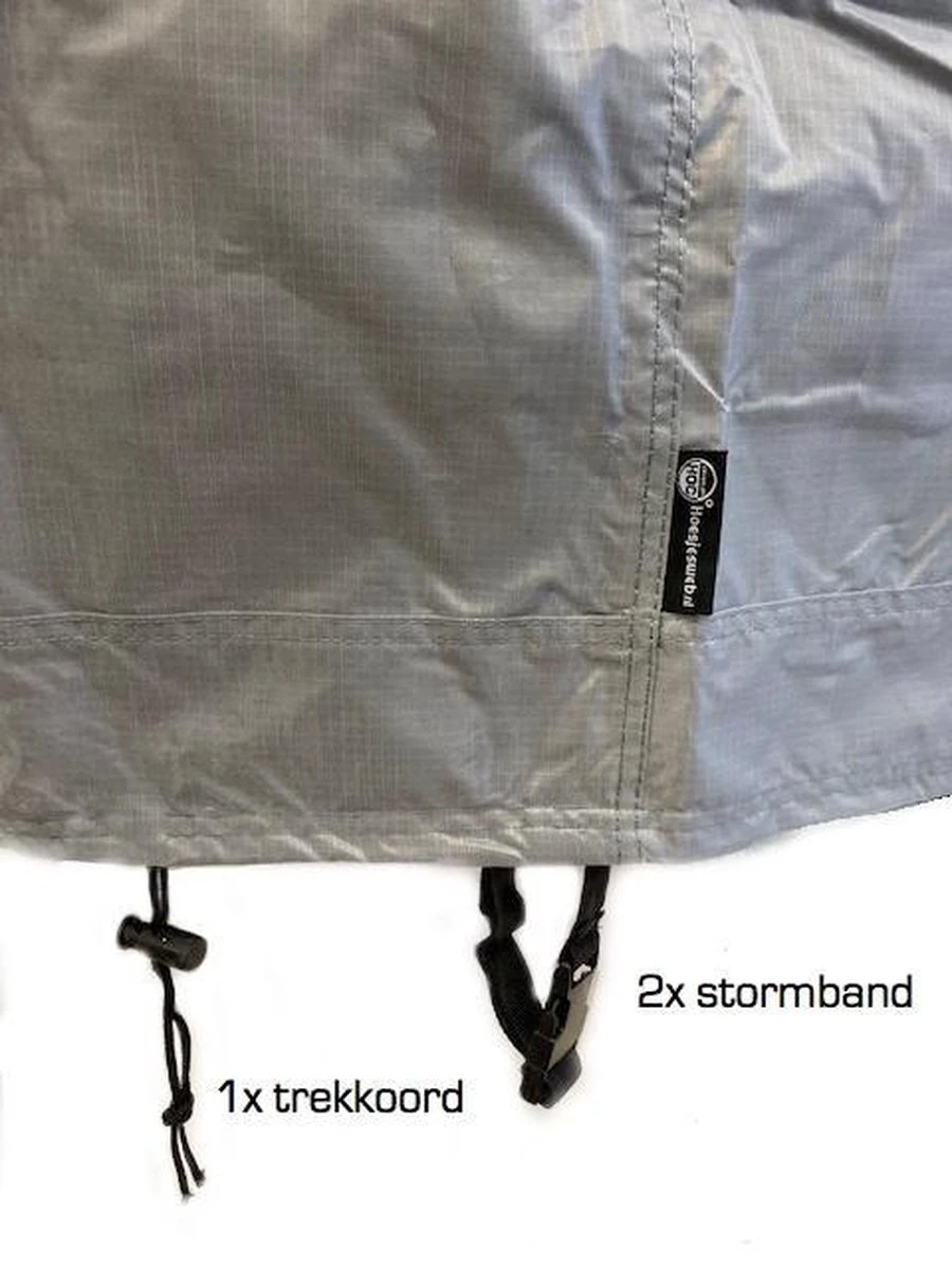 COVER UP HOC Diamond Bbq Hoes Rond - 70x80 Cm - Waterdicht Met Stormbanden En Trekkoord - Geschikt Voor O.a. Kamado, Big Green Egg, Grill Guru, The Bastard, Patton,Weber - Image 7