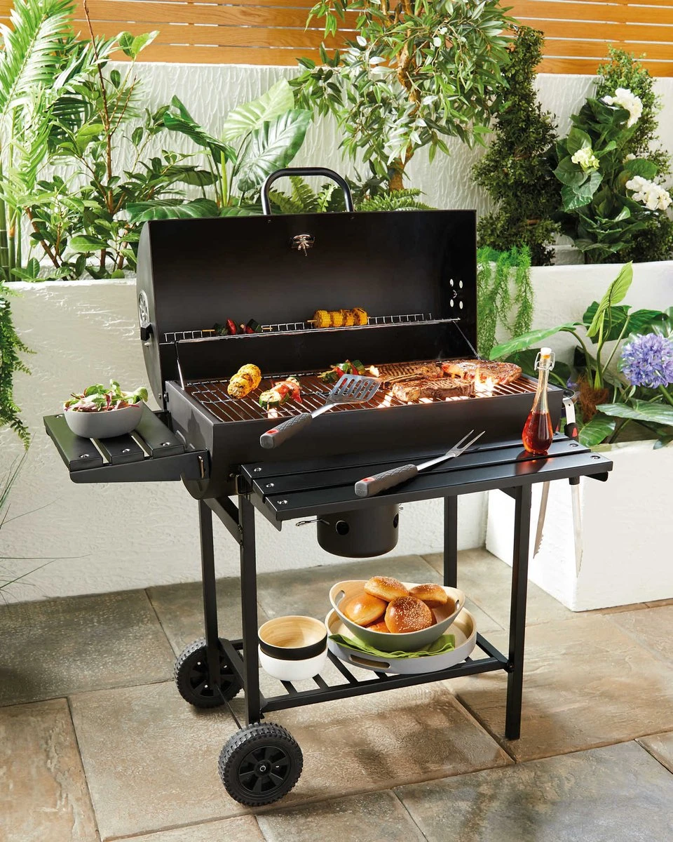 JAP Houtskoolbarbecue - Bbq Thermometer - 70 X 35 Cm - Zwart - Image 5